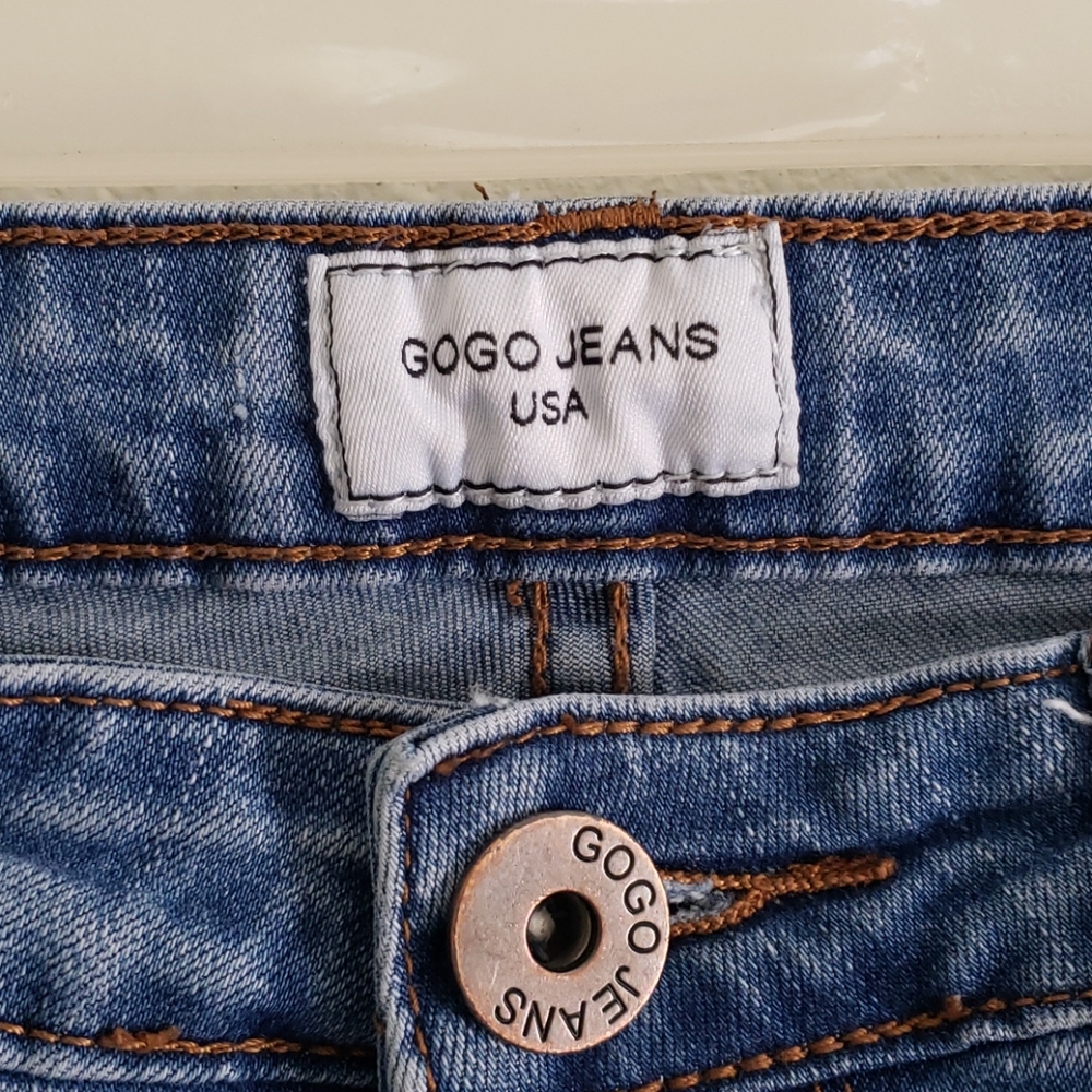 GOGO JEANS USA || mid rise skinny jeans - Picture 2 of 5